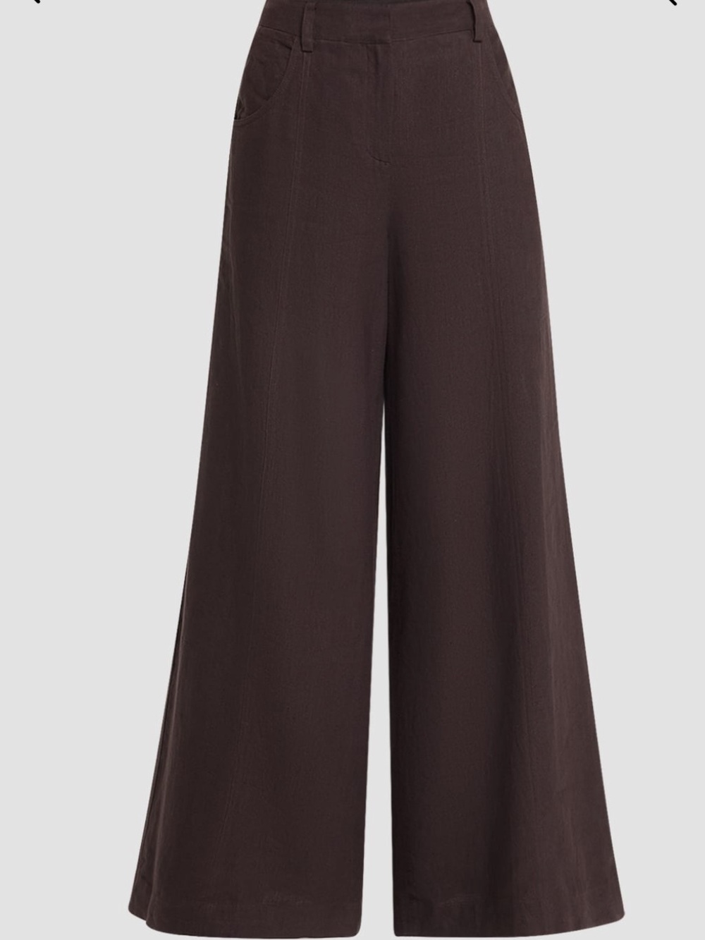 TWP Dees Wide-Leg Linen Trousers